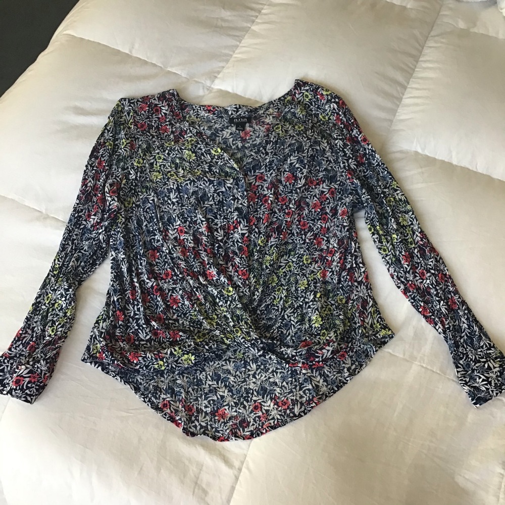 A.N.A. Floral Blouse